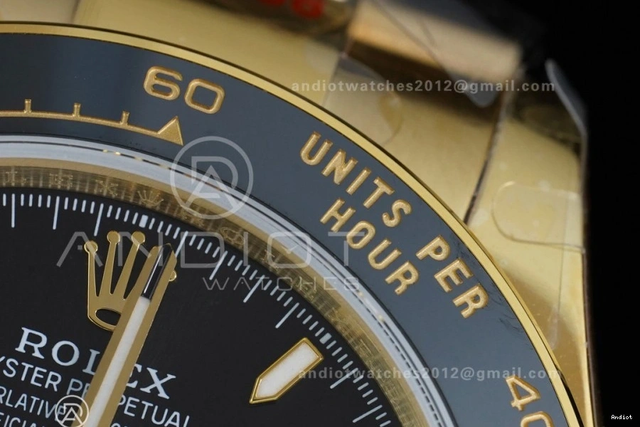 V9 on QF Edition 1:1 Best 126528LN QF4132 Le (Weighted) Mans Daytona YG Bracelet 0421